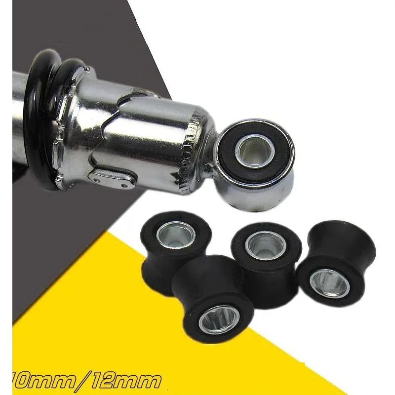 

Motorcycle Electric Scooter Rear Shock Absorber Rubber Sleeve Cushion Ring 10mm 12mm Shocker Absorber Bushing Black Set Bushings