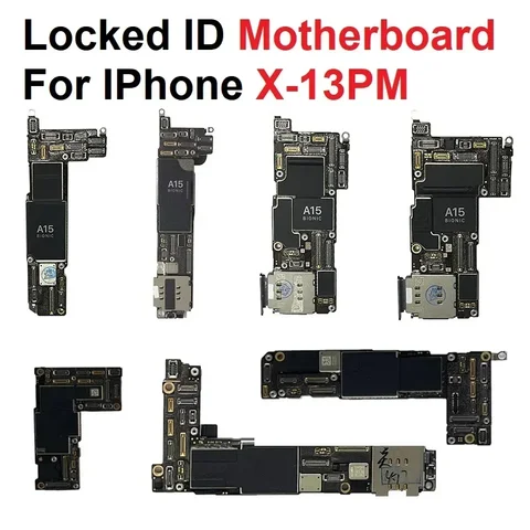 Блокированная материнская плата ICloud ID для IPhone 13 13mini 13 Pro Max, Логическая плата для тренировок замены, полное питание на экране, тестирование материнской платы