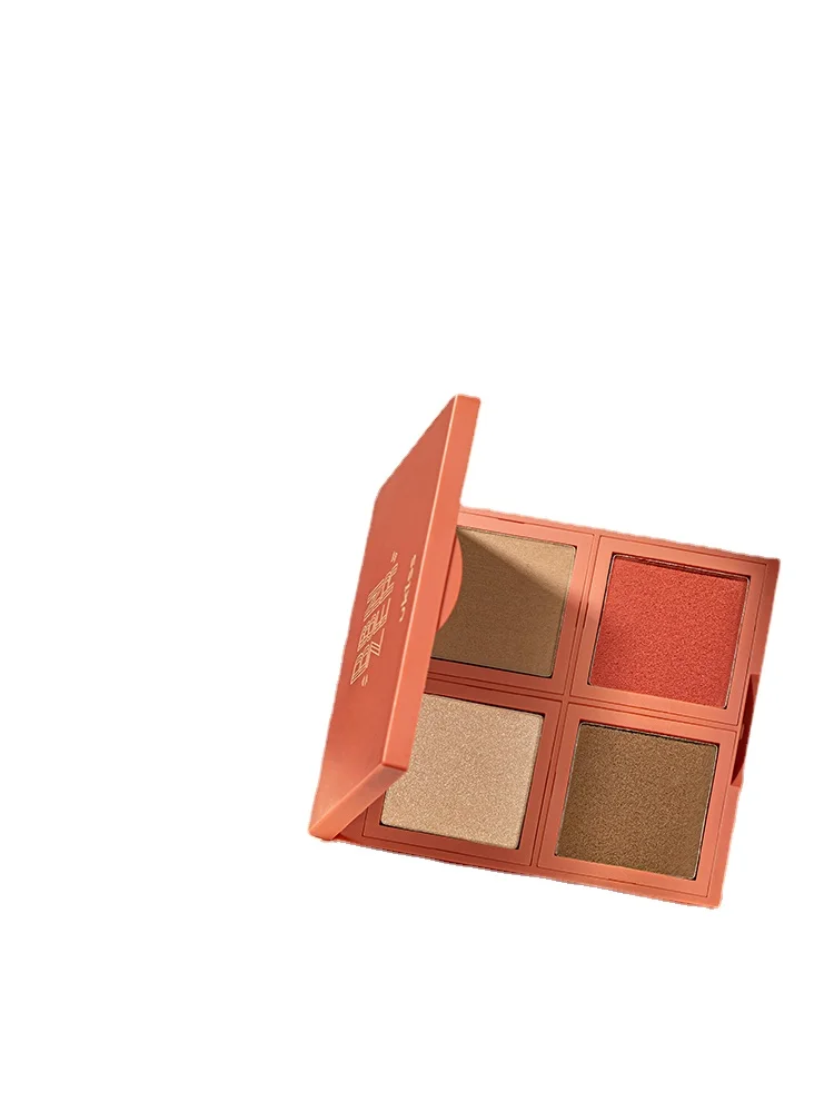 

YY Repair Highlight Makeup Palette Four-Color Beginner Matte Powder Brighten Shadow