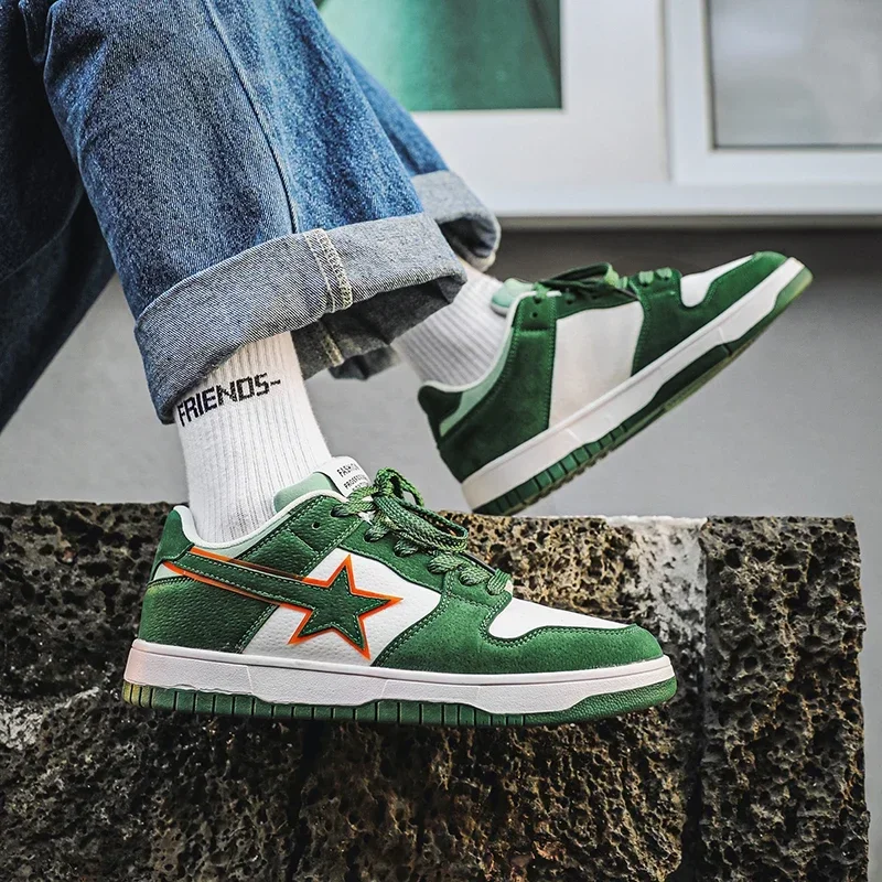 Теннисные туфли унисекс в стиле ретро мужские и женские стильные звезды панк