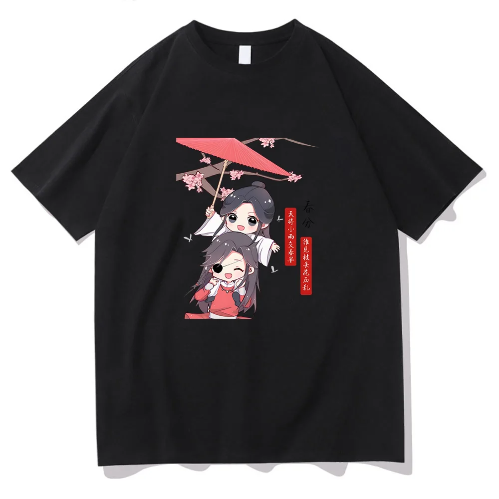 

Heaven Officials Blessing Tian Guan Ci Fu TGCF Oversized T-shirts WOMEN 100% Cotton T Shirts Boylove Summer Tshirts Korean Style