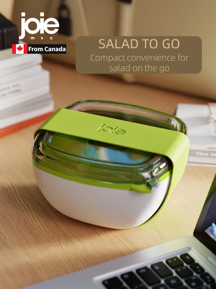 

joie Salad To Go Salad Box With Sauce Container Fruit Vegetable Large Salad Bowl With Lid For Takeout Lunch Box Food Container