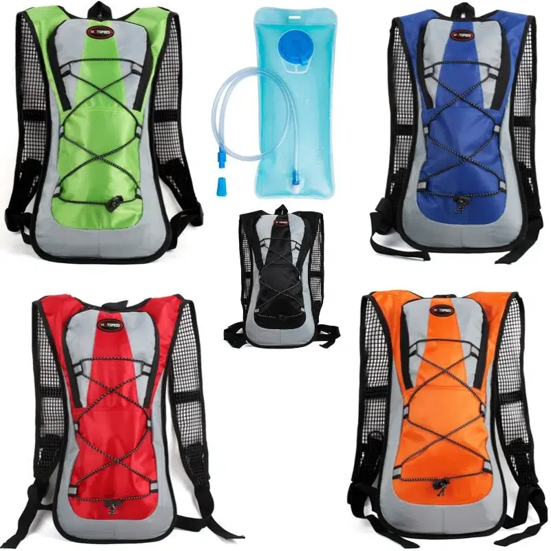 

Running Cycling Hiking Lightweight Outdoor Backpack With 2L Water Bag