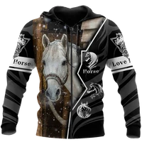 drop shipping autumn hoodies beautiful horse 3d printed mens sweatshirt unisex streetwear zipper pullover casual jacket 11