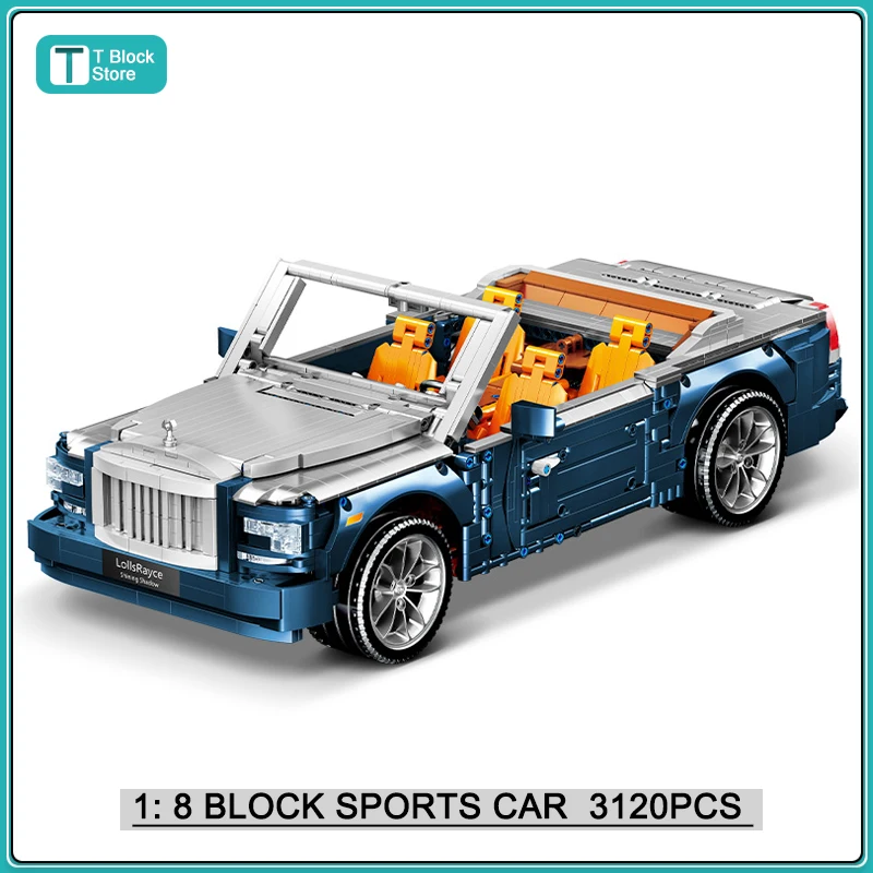 

Technical Ideas Famous Racing Car Assembly Building Blocks Expert Speed Vehicle Model Bricks Moc Toys for Boys Kid Holiday Gifts