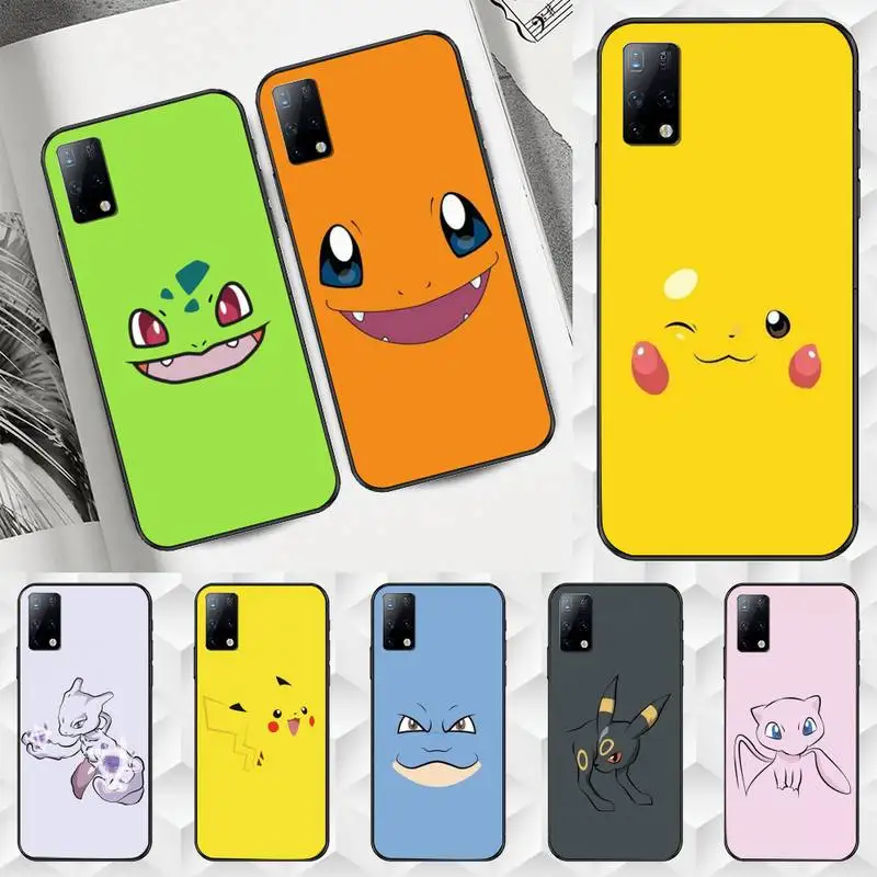 

Cute Anime Pokemones Phone Case For Huawei Y7 Y9 Y6 Y5 Y8 Y9 Y7P Y6P enjoy8 Y8P enjoy10S plus lite pro soft Cover Fundas