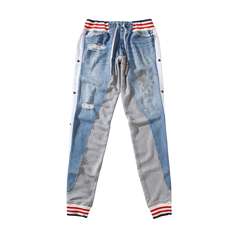 

NIGO Denim Stitching Webbing Pants