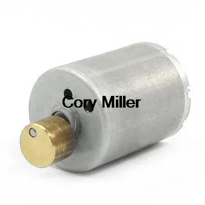 Мини вибрационный двигатель JRF370-18260 серебристого цвета