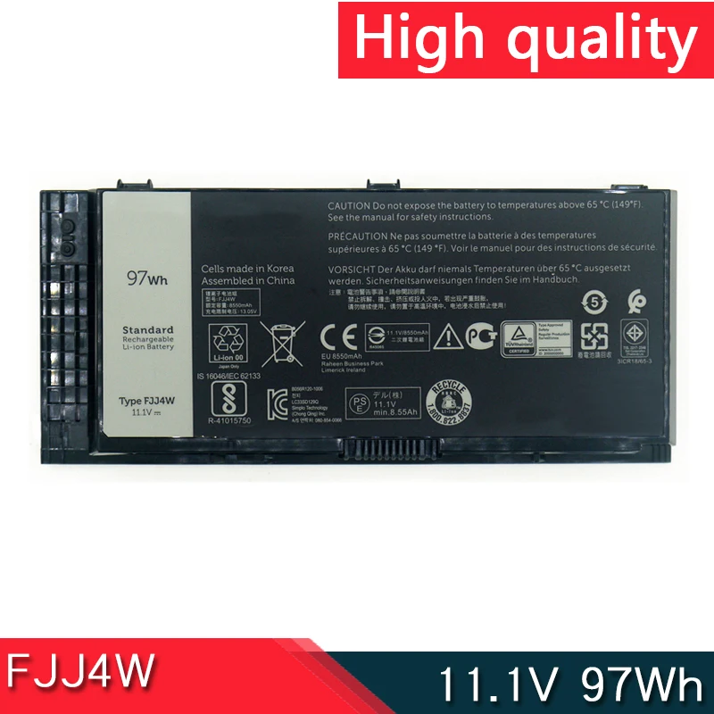 Новый аккумулятор для ноутбука FV993 FJJ4W 11 1 В 97 Втч DELL Precision M6600 M6700 M6800 M4800 M4600 M4700 PG6RC