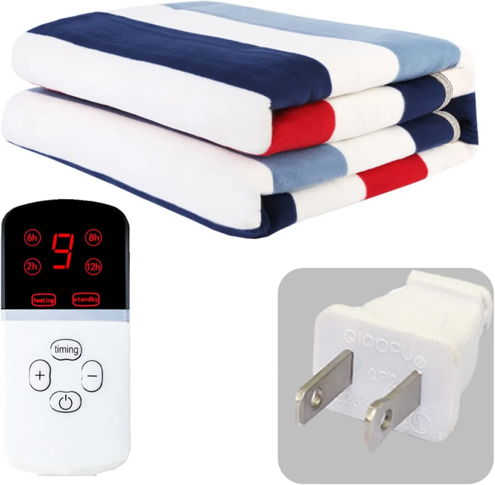 

Домашнее электрическое одеяло, подстилка для кровати Manta Termica, мягкое Флисовое одеяло с подогревом, 9 режимов нагрева, 12 часов автоматическог...