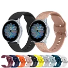 Ремешок силиконовый для Samsung Galaxy Watch 3 20 мм, спортивный смарт-браслет для Samsung Galaxy Watch 4 42 мм