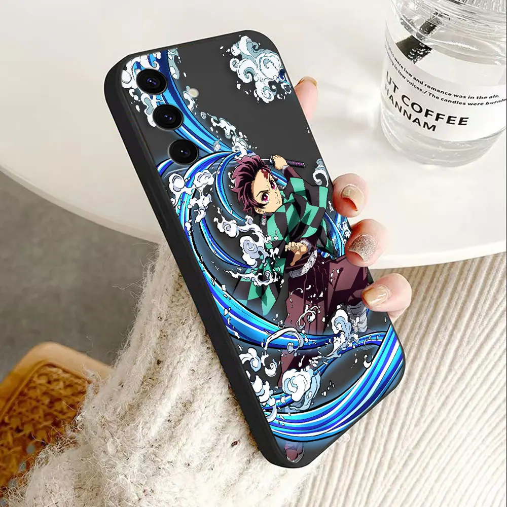 Чехол для телефона Anime Demon S-Slayer Tanjiro ДЛЯ Samsung Galaxy M80 M60 M53 M42 M33 M22 M12 M11 M10 M02 F02 A12 A11 A10 A7 A06