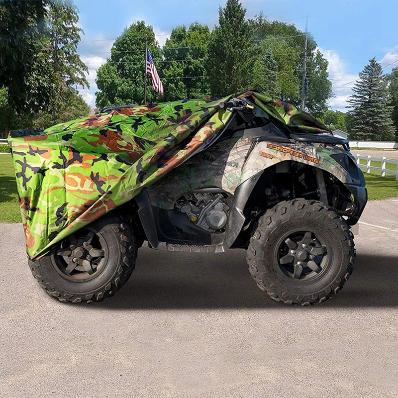 

Outdoor Camouflage Car Cover Waterproof ATV Dust Cover M/L/XL/XXL/XXXL Portable Furniture Cover