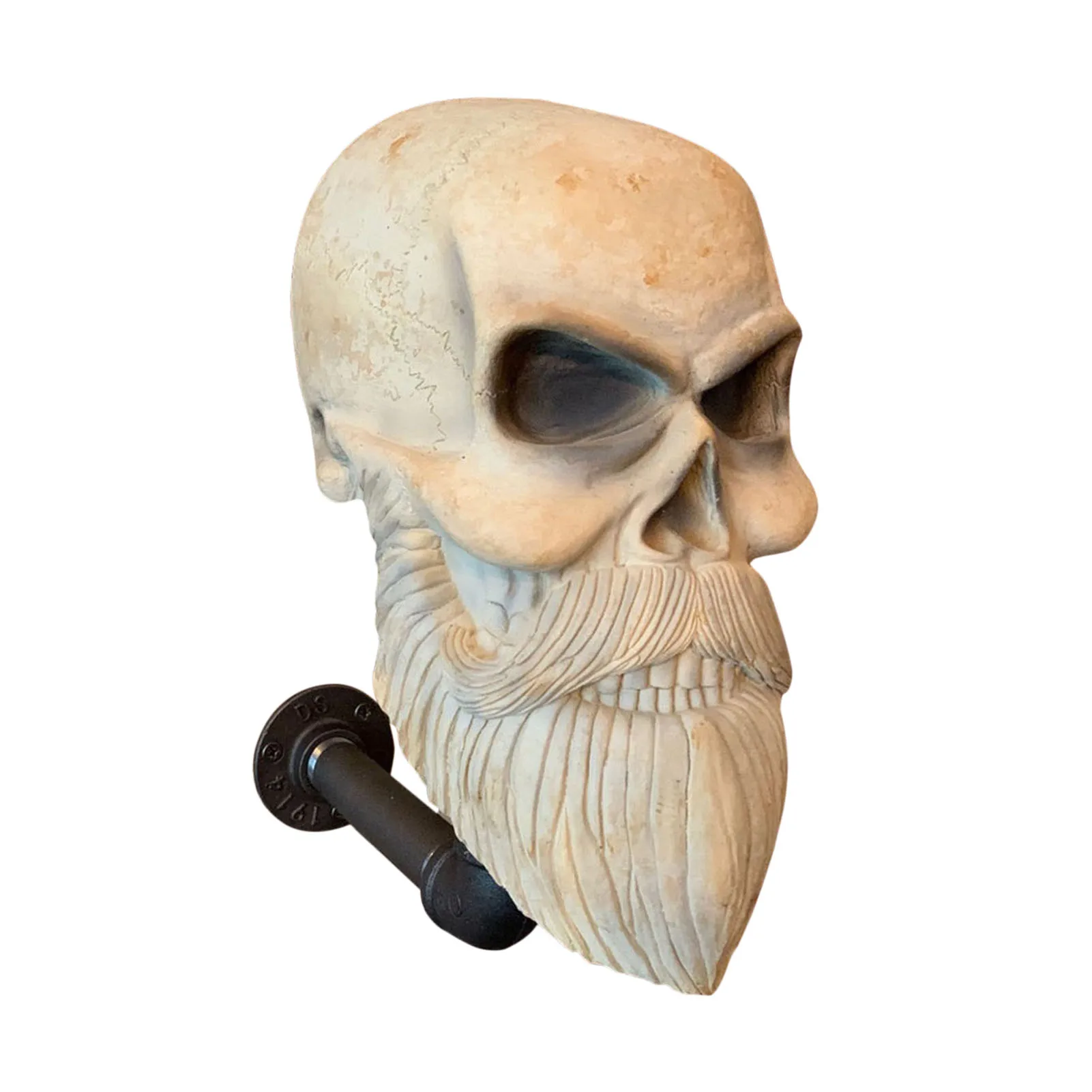 

Motorcycle Skull Helmet Holder Resin Wall Bracket Ghost Head Helmet Holders Wall Decoration Detachable Creative Storage Racks