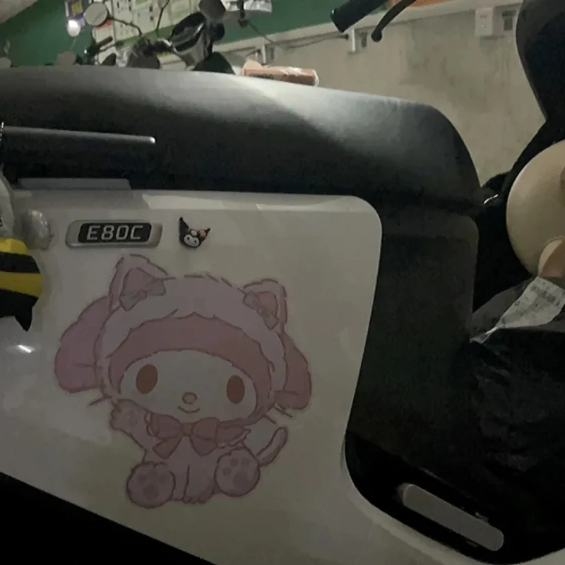 Sanrio My Melody милые Мультяшные наклейки для автомобиля мотоцикла неотражающие