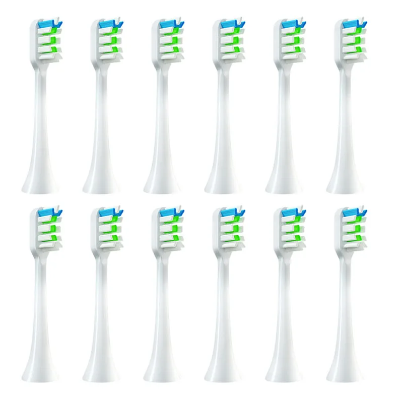 

12pacs Сменная головка щетки для электрической зубной щетки Xiaomi Soocas X3U X1 X3 X5 Sonic аксессуары для электрической зубной щетки