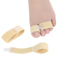 fabric toe finger straightener hammer toe hallux valgus corrector bandage toe separator splint wraps foot stretcher care tool
