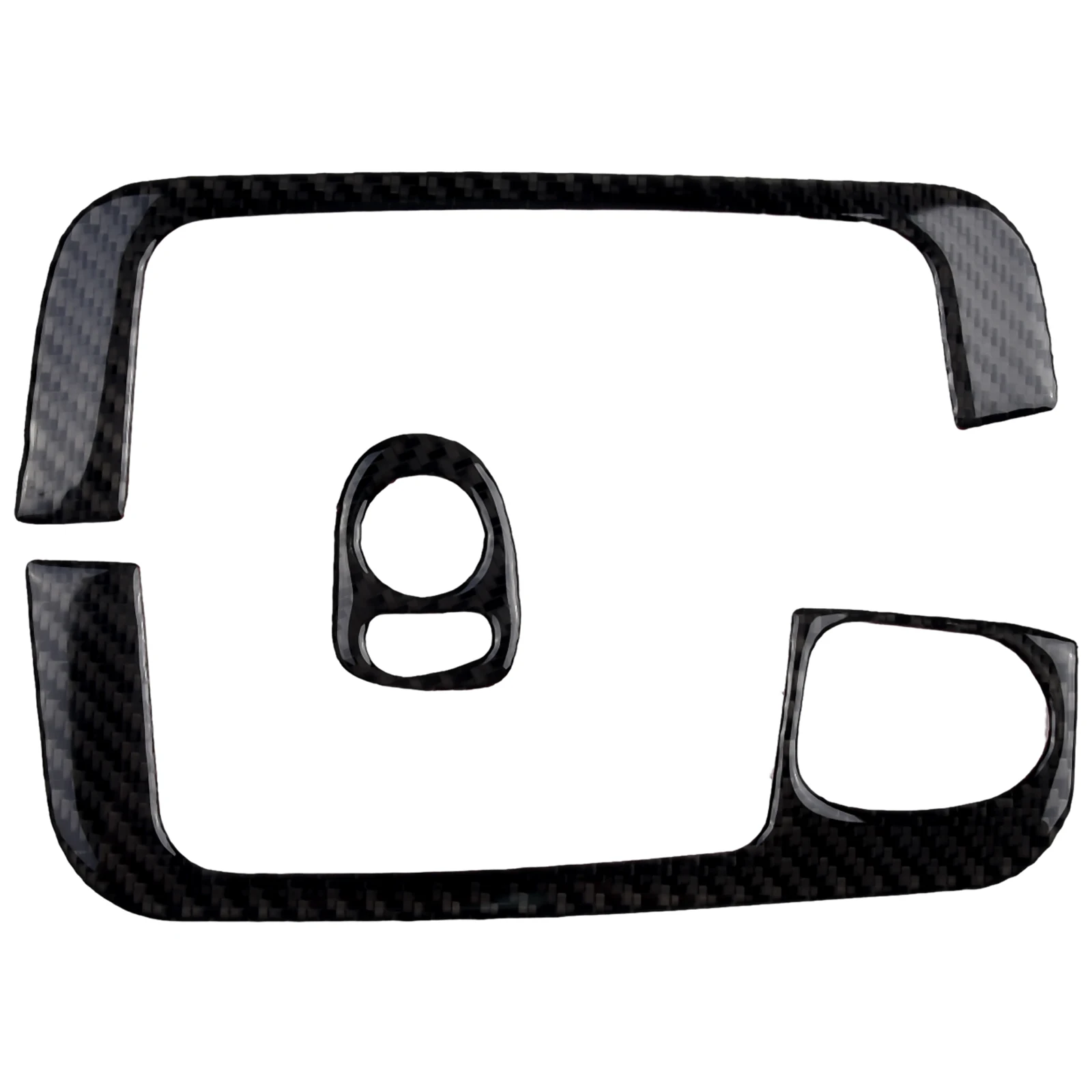 

Add a Touch of Luxury to Your For Fiat 500 2012 2015 with Carbon Fiber Glass Switch Panel Interior Trim (3pcs)