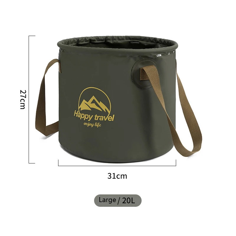 

10/20L Collapsible Bucket Portable Folding Bucket Outdoor Fishing Travel Camp Multifunction Bucket Household Storage Fetch Water