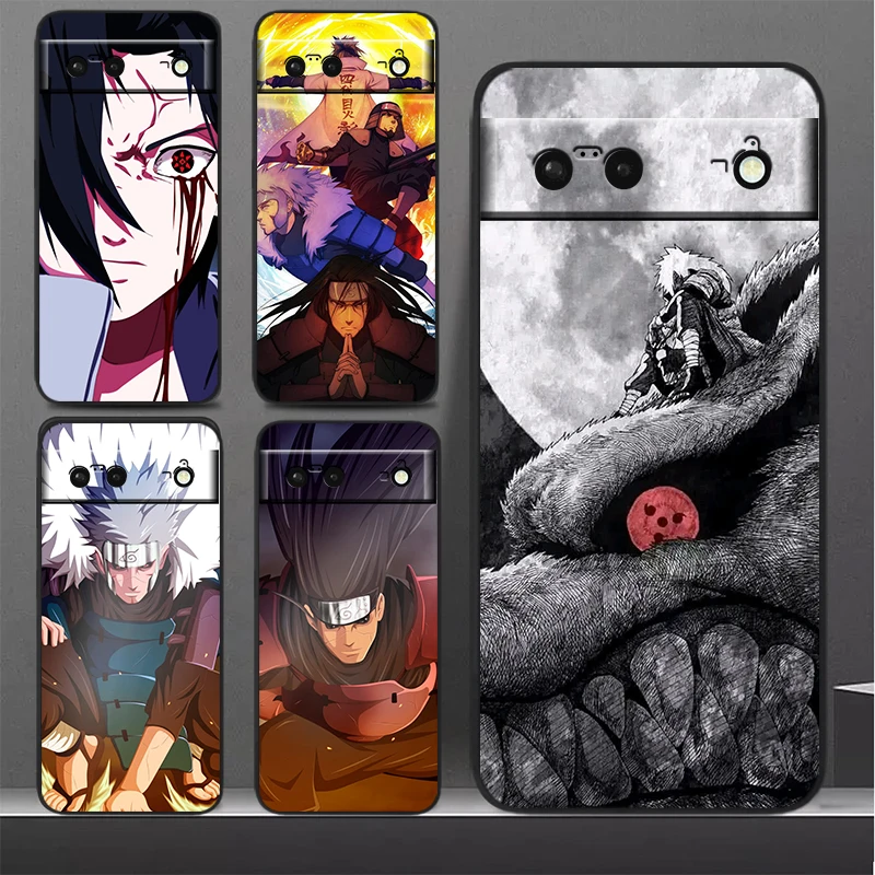 

Anime naruto ninja war Phone Case For Google Pixel 7 6 Pro 6A 5A 5 4 4A XL 5G Black Shockproof Silicone TPU Cover