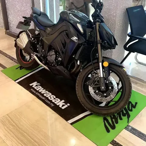 Kawasaki гоночный коврик для мотоцикла