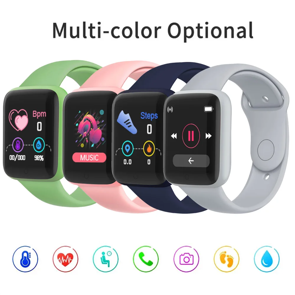 

Smart Wrist Watch Men Women Sports Bracelet Custom Wallpaper Digital Wristwatches Fitness Electronics Smartwatch Children Clock