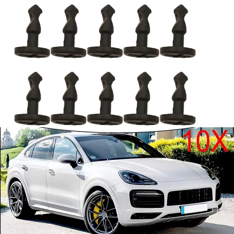 10 шт., винтовые зажимы для крышки отсека двигателя для Porsche Cayenne 2003-2010 955 572 710 00 95557271000   955-572-710-00