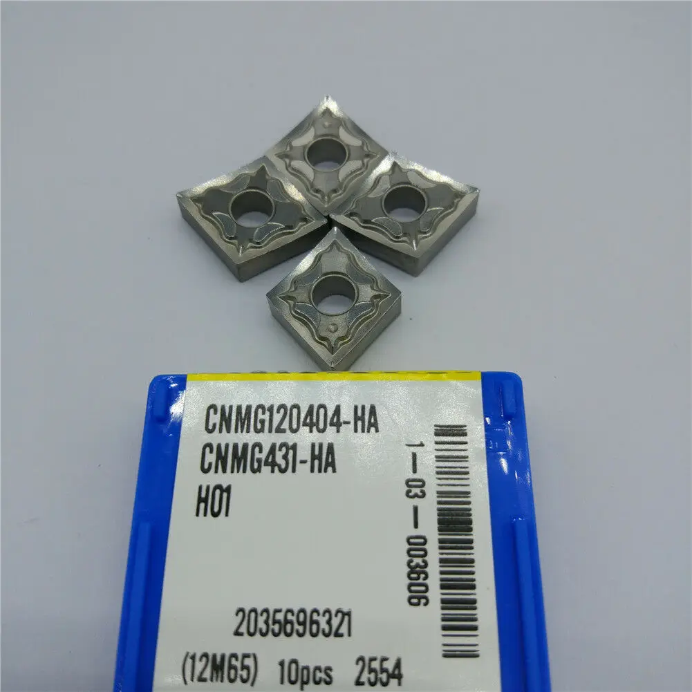 

300pcs CNMG120404-HA H01 CNMG431-HA H01 Carbide Aluminum Inserts Cutting Inserts Turning Tools Cutter Lathe Tool