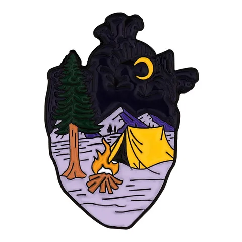 Металлическая брошь SUGAR TOWN