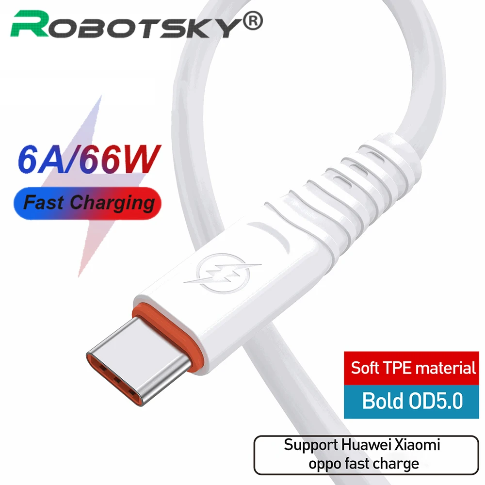 

Зарядный кабель USB Type-C, 6 А, 66 Вт, 1 м