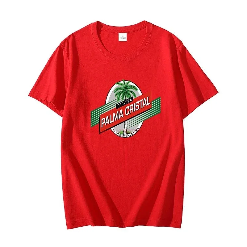 Cuba Cristal Beer Cerzeva хлопковые футболки унисекс с рисунком футболка большого размера