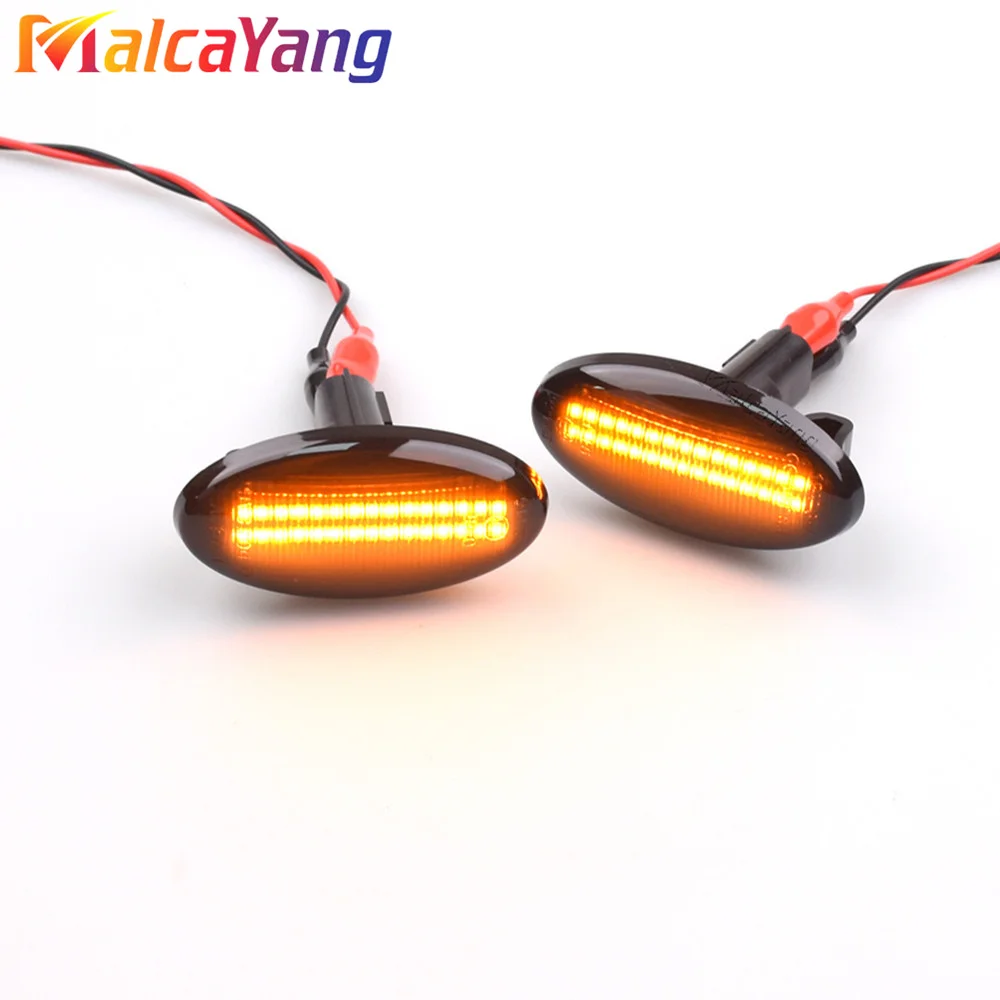 2 шт. динамический светодиодный указатель поворота боковой габаритный