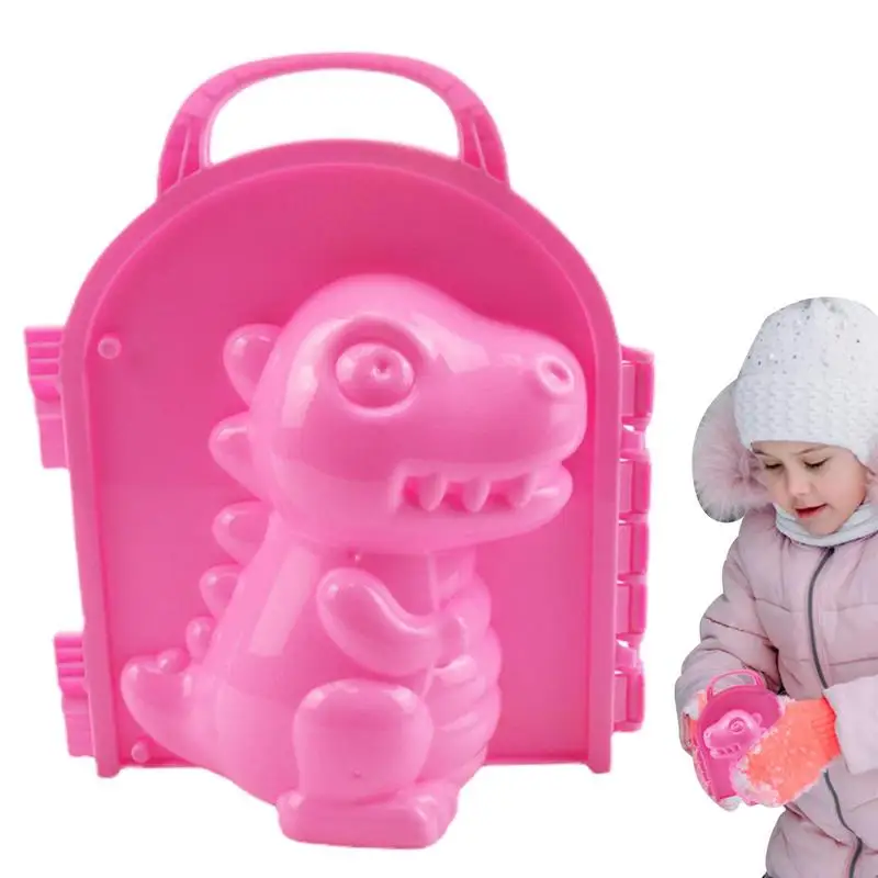 

Устройство для изготовления зимних снежинок в виде динозавра, зажим для изготовления зимних снежинок, Детская форма для уличных снежных шаров в виде песка и снега, игрушки, клипса для борьбы, игрушка, инструмент для снега