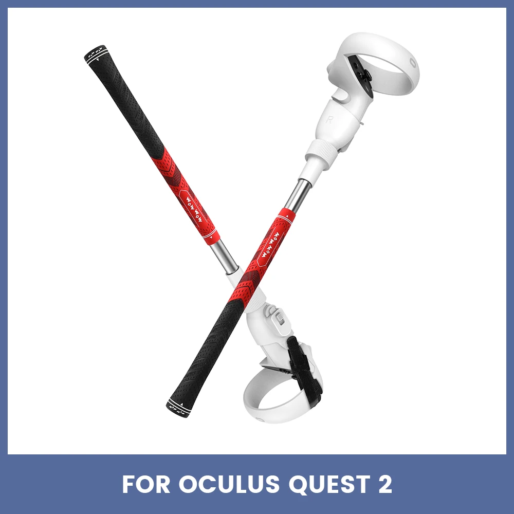 

Golf Grip Controller for Oculus Quest 2 Accessories Golf Handle ControllerTennis Baseball Enhanced Somatosensory VR Accessories