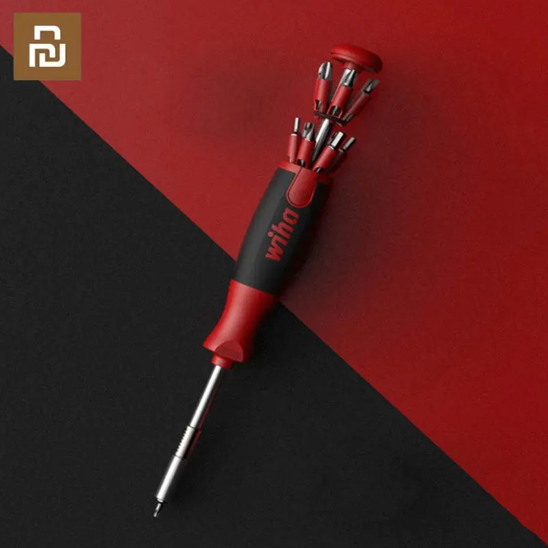 Mijia Wiha Screwdriver 26-in-1 Kit With Hidden Magazine Design Precision Chrome Vanadium Steel Dual-end Bits Household DIY Tool