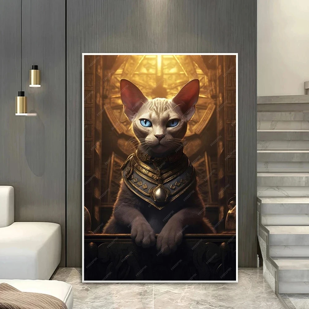 Древний Египетский Бастет печать плакатов для гостиной домашний декор