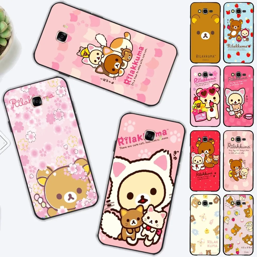 Милый чехол для телефона R-Rilakkumas Samsung J 7 plus 7core J7 neo J6 prime J4 J5 Mobile Cover