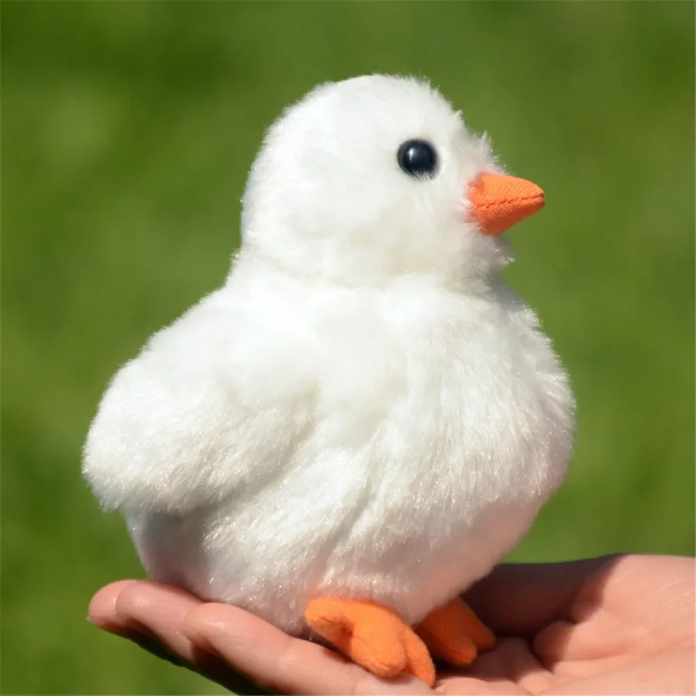 Реалистичная кукла-утка плюшевая игрушка с желтой уткой искусственное животное