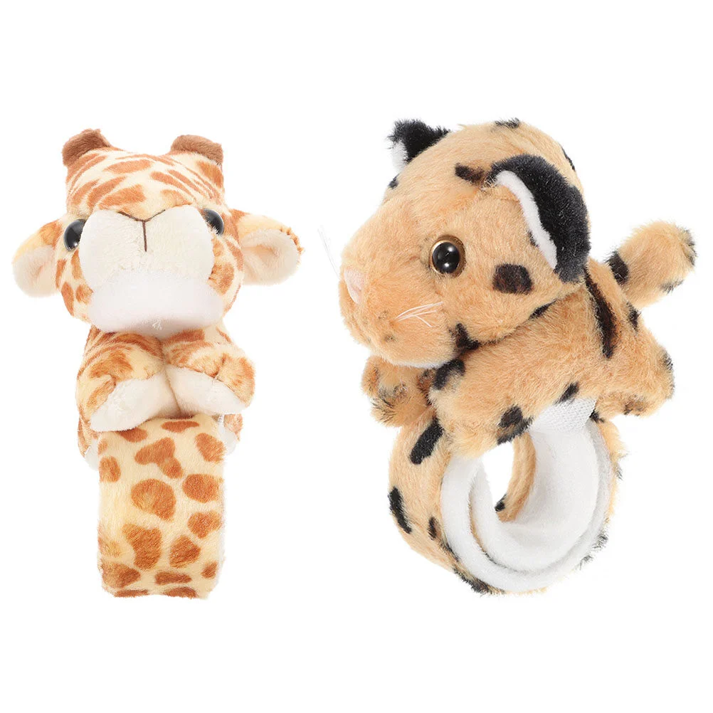 

Party Supplies Animal Slap Rings Wrist Band Bracelets Kids Toy Pattern Bands Snap Favors Plush Baby
