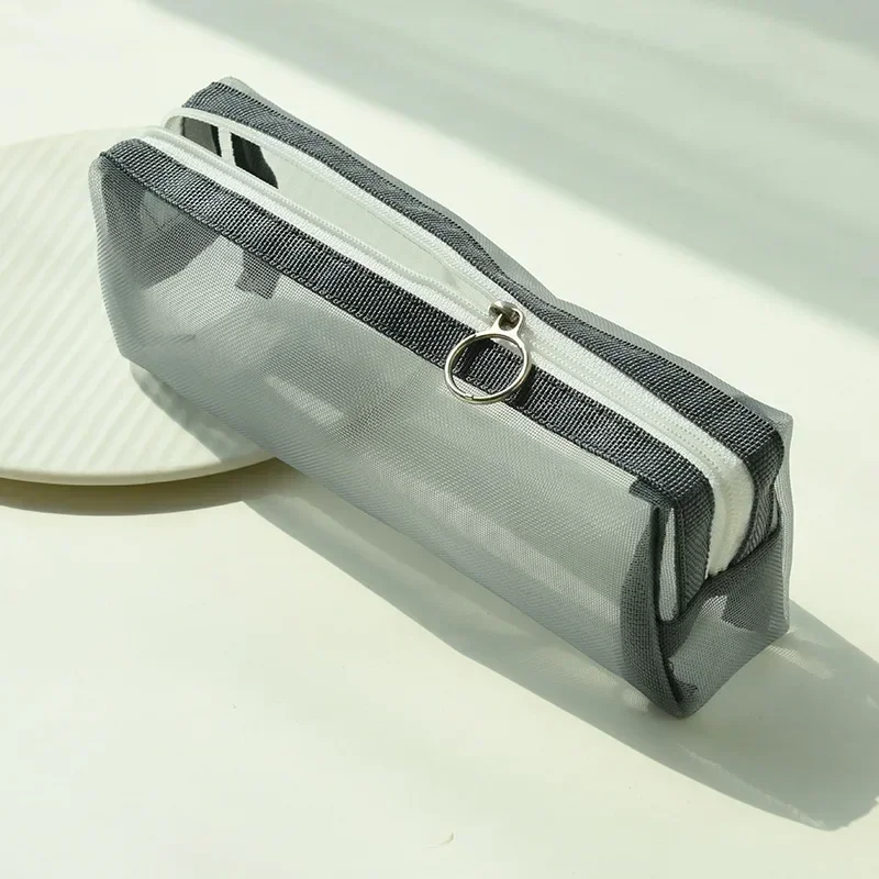 

MOONBIFFY Прозрачная сетчатая сумка для карандашей