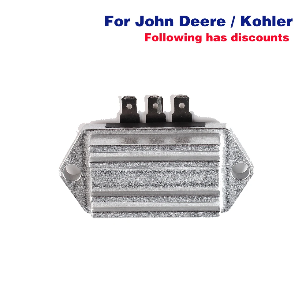 

Voltage Regulator Rectifier for John Deere AM34738 AM106357 AM102596 8-25 hp Kohler MV16 MV18 MV20 16 18 20 HP Magnum Engines