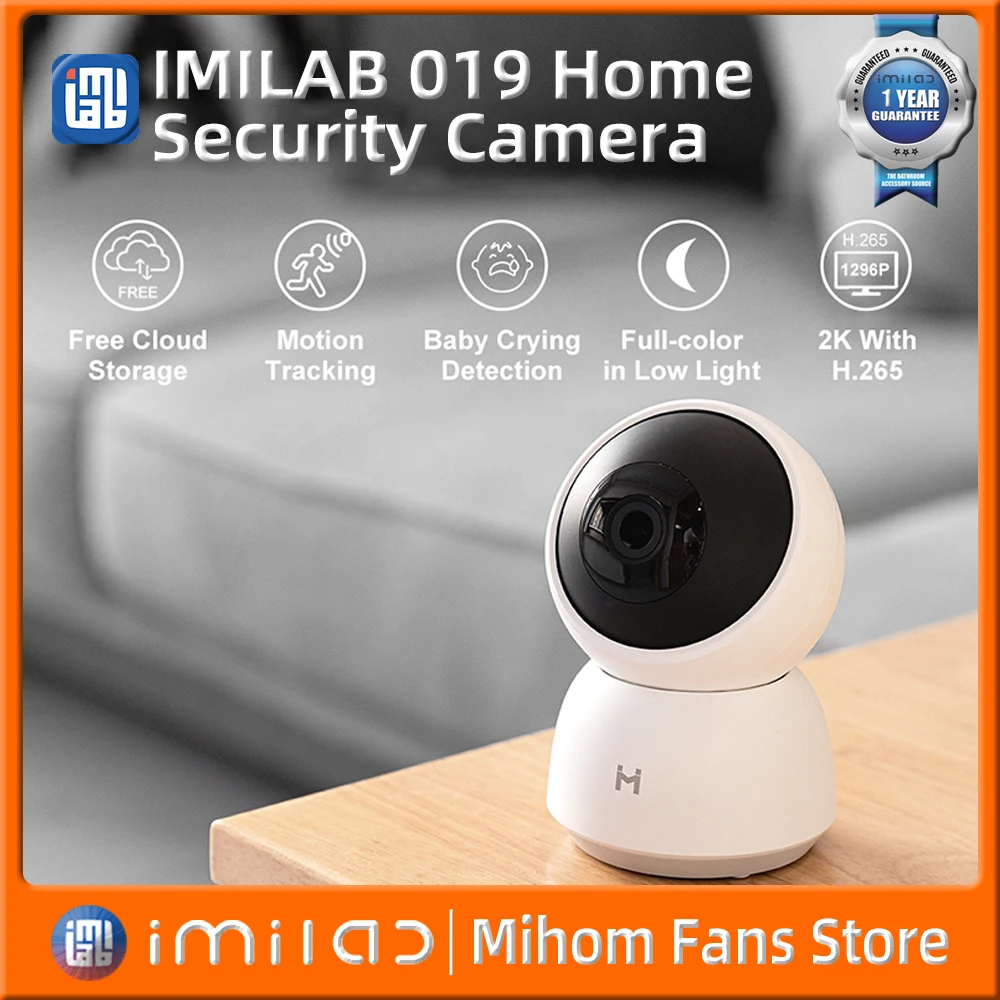 

IMILAB 019 IP Camera Wifi 2K HD Video Surveillance Indoor Home Security Protection CCTV Night Vision Motion Dection PTZ Web Cam