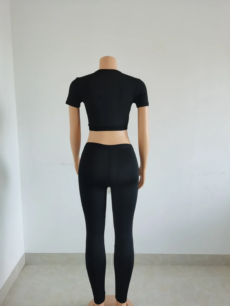 Женский укороченный топ с коротким рукавом и принтом Луны