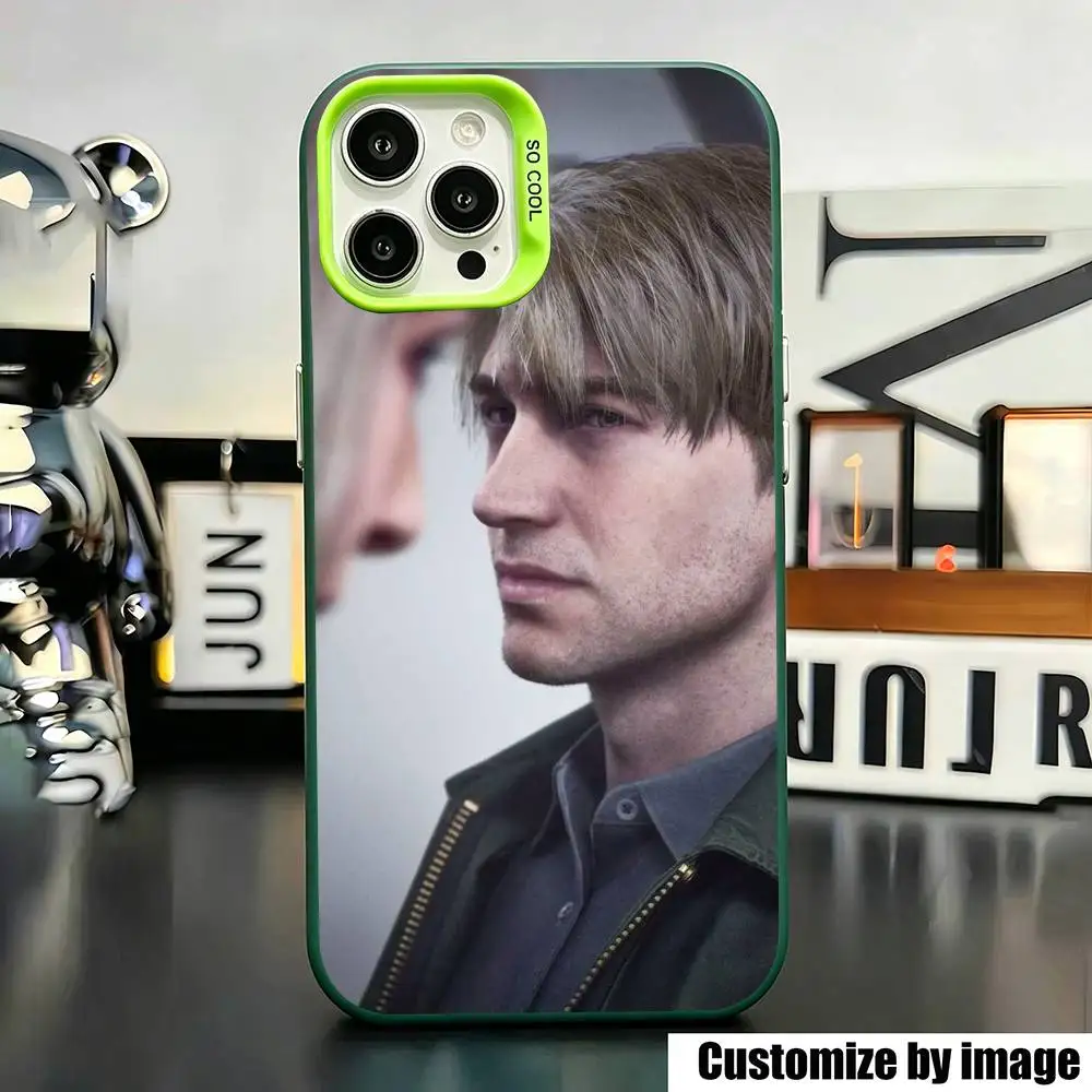 Фото Чехол для телефона Silent Hill James Sunderland Game для iPhone 17, 16, 15, 14, 13, 12, 11 Plus, Pro Max, XS, цветной серебристый чехол-футляр №2