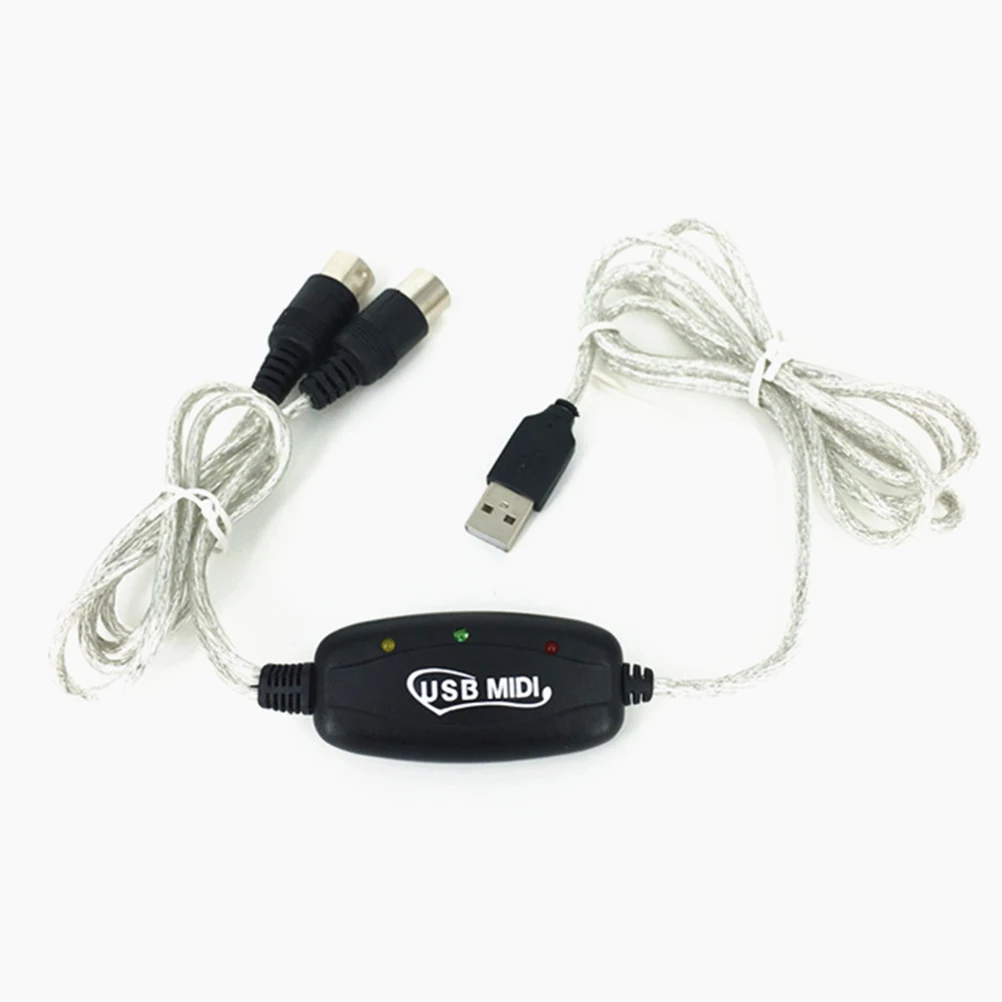 Кабель MIDI-USB портативный практичный прочный 1 шт. |