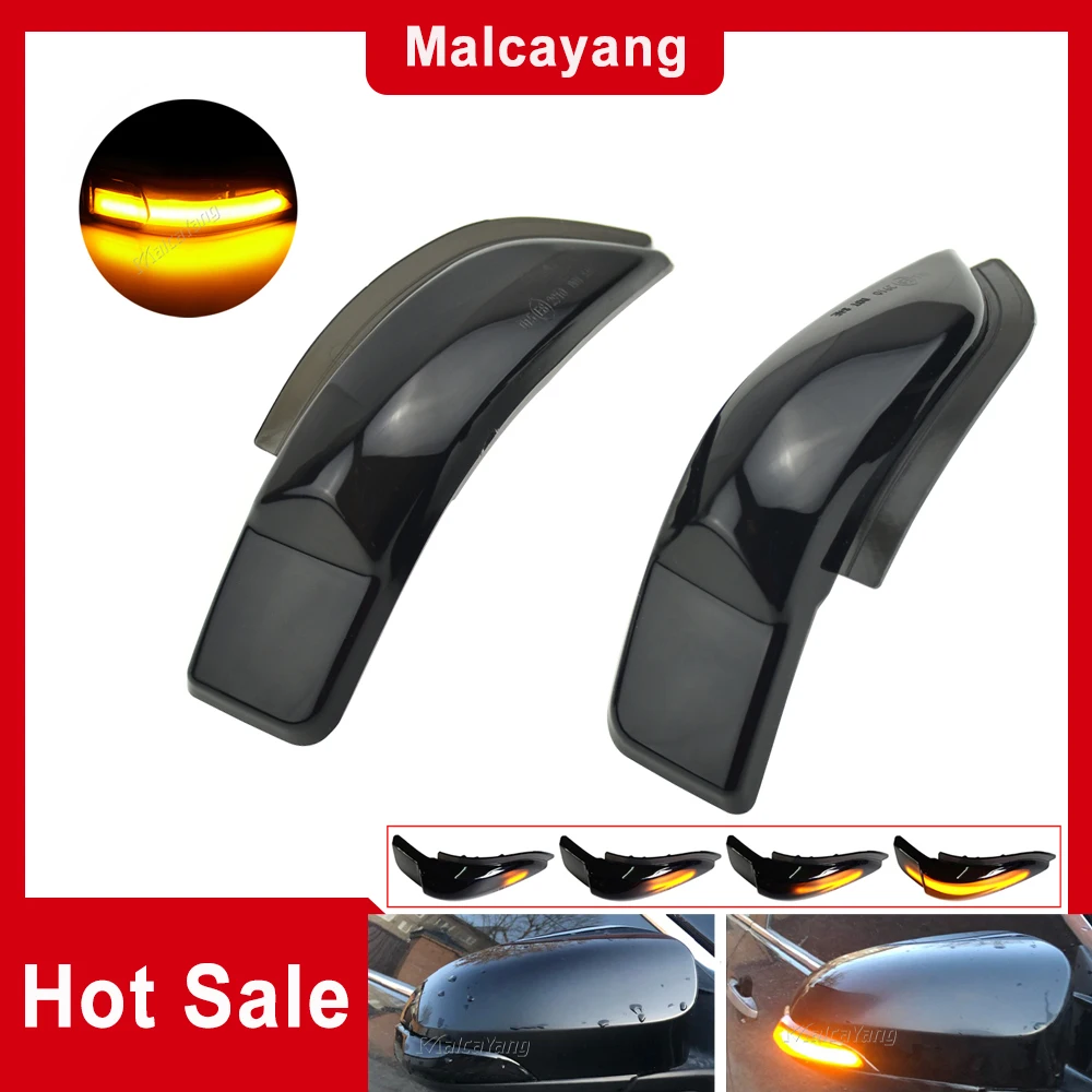 

Side Mirror Lights Indicator Flasher For Toyota Yaris NSP KSP130 Camry ACV51 2011 2012 2013 2014-2018 LED Flowing Turn Signal