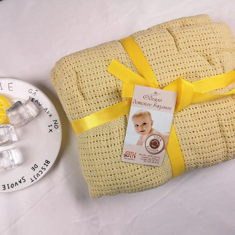 

90X120cm Baby blankets newborn swaddle up muslin baby blanket organic blanket baby 100% Cotton Solid Home sofa blanket
