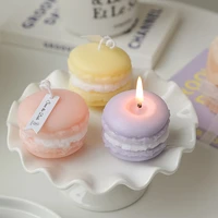 macaron cake birthday candle decorative scented candle ins photo props diy birthday gifts home fragrant candles