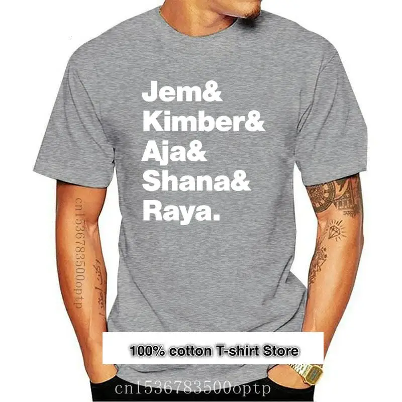 

Nueva camiseta Jem y The Holograms. Camiseta de algodón suave, negra, blanca, gris o roja