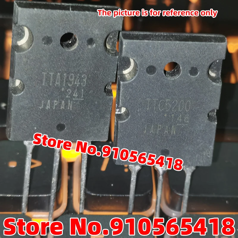 

20PCS ( 10PCS A1943 +10PCS C5200 ) Original 2SA1943 2SC5200 TTA1943 TTC5200 TO-3PL Long feet